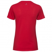 Head Tennis-Shirt Club Lisa (Polyester/Baumwolle) rot Damen